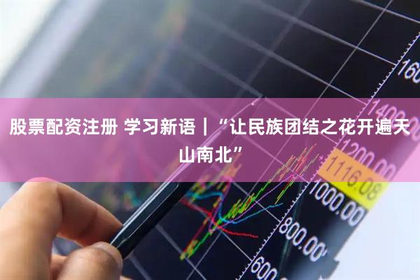 股票配资注册 学习新语｜“让民族团结之花开遍天山南北”